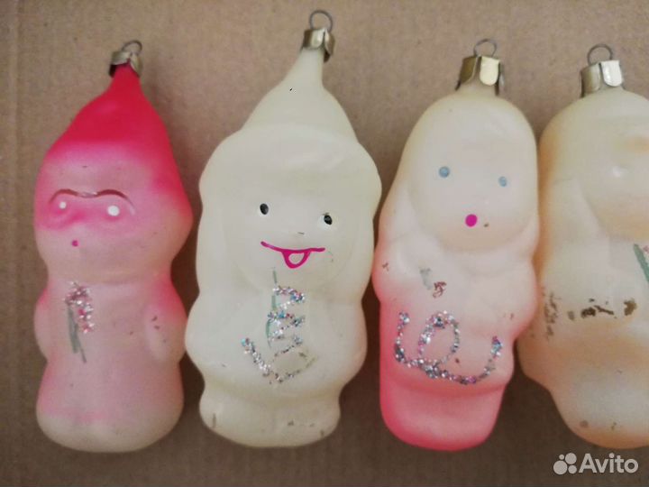 Елочные игрушки из набора Незнайка