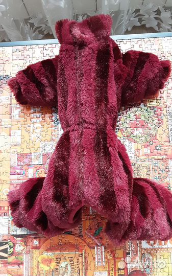 Зимний комбинезон-шуба для собачки. Новый