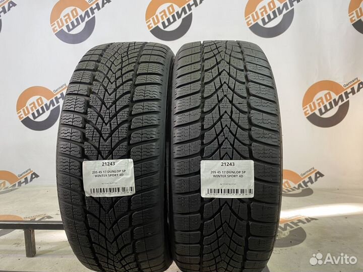 Dunlop SP Winter Sport 4D 205/45 R17