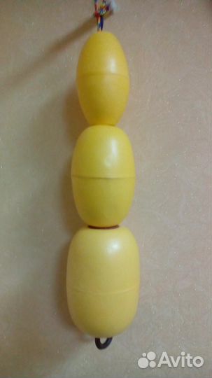 Поплавок из полистирола желтый 100гр