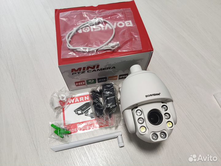 Видеокамера Boavision 8MP, 4G, 5X zoom, PTZ