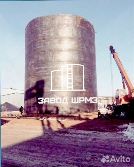 Резервуар вертикальный стальной объем 2000 кубов