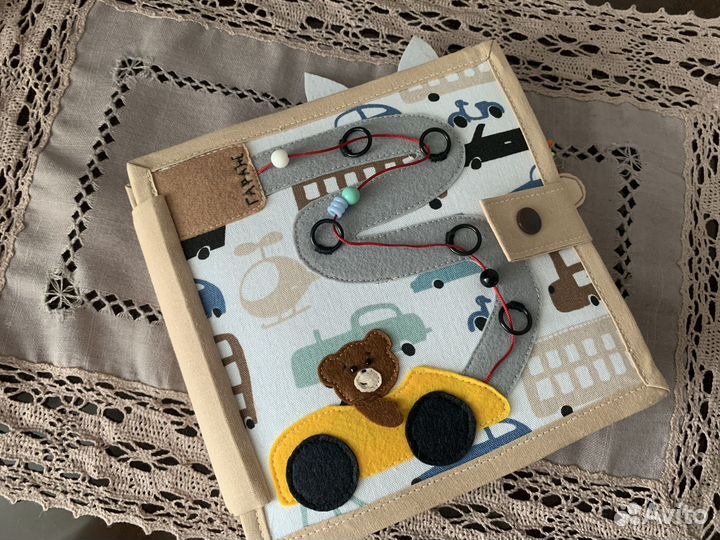 Книжка игрушка развивающая