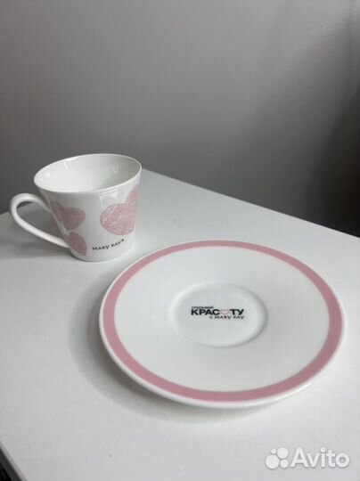 Чашка с блюдцем Mary Kay