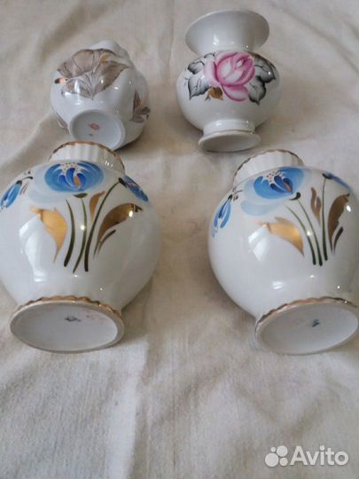 Столовые вазы лоз -лфз Фарфор.СССР разные