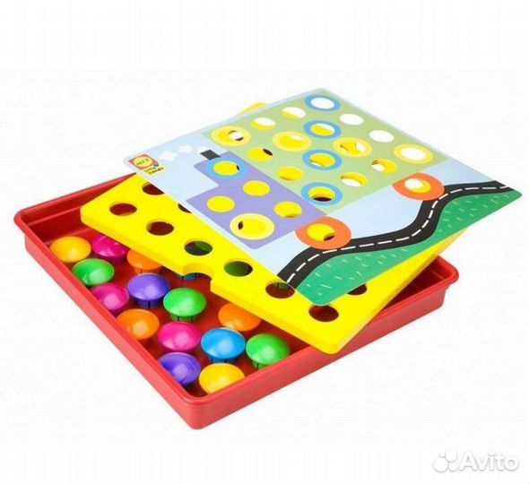 Мозаика для малышей Пуговицы Button idea