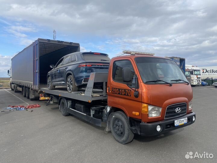 Эвакуатор со сдвижной платформой