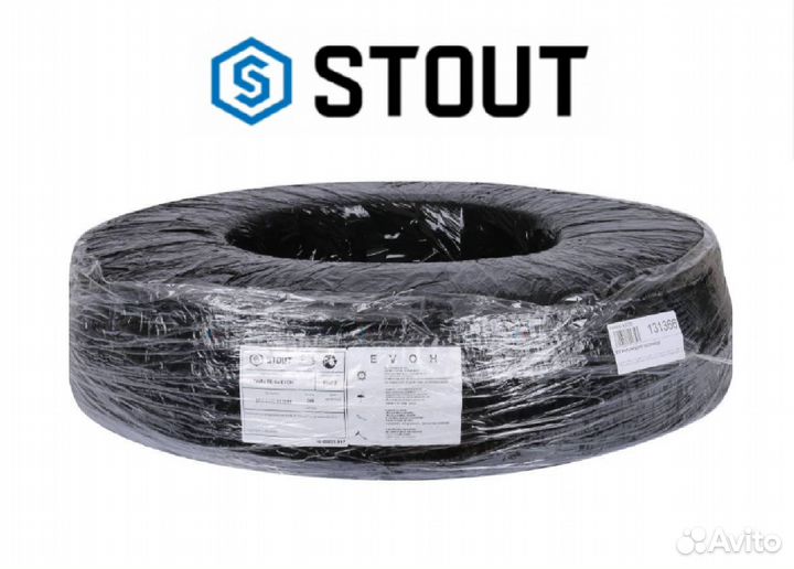 Труба сшитый полиэт. PEXа 16х2,2 с кислород.слоем