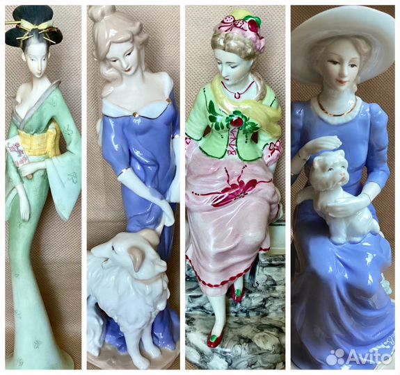 Статуэтки. Девушки. Винтаж