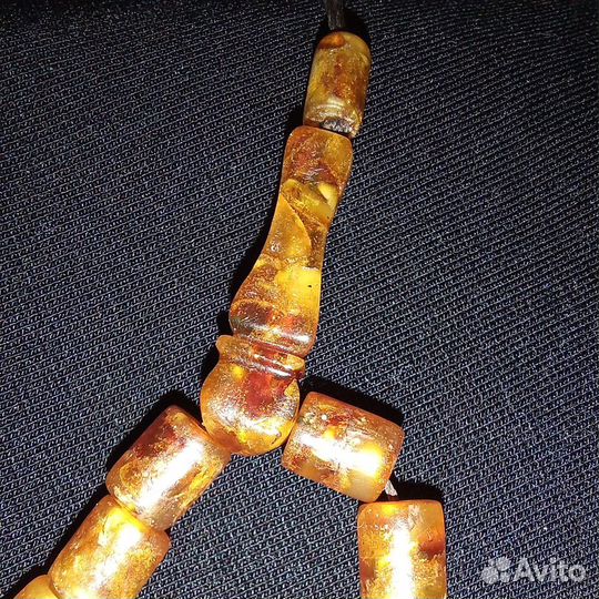 Янтарные четки мусульманские короткие