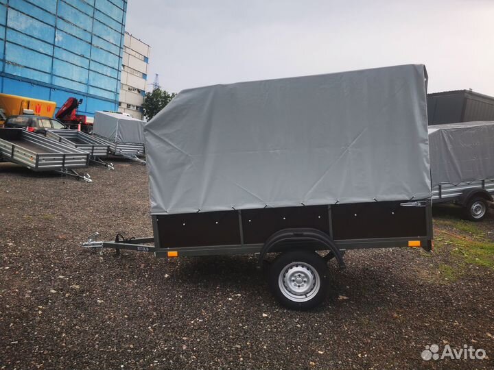 Прицеп 2.5х1.3 мустанг борт фанера 253