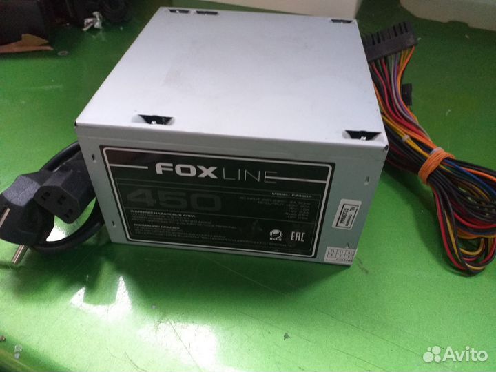 Блок питания Foxline FZ-450R 450W с кабелем