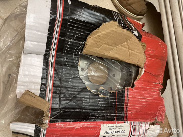 Диск тормозной передний на хонду accord 6