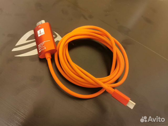 Кабель USB-C to hdmi 4K 30Hz 2метра