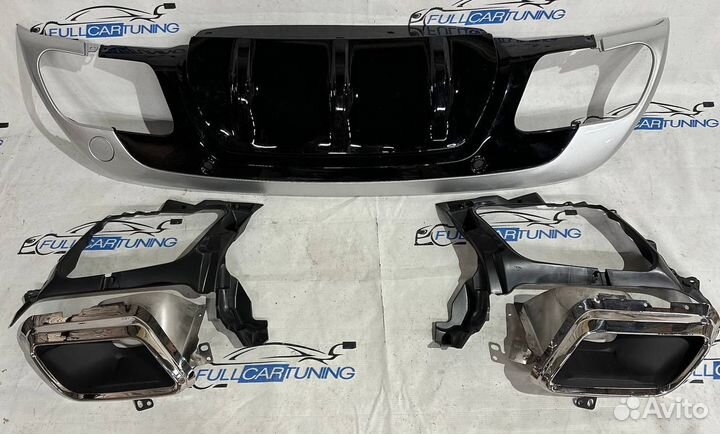 Диффузор заднего бампера Range Rover Velar