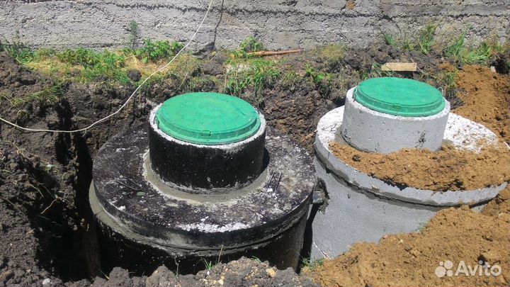 Канализация, выгребная яма, септик под ключ