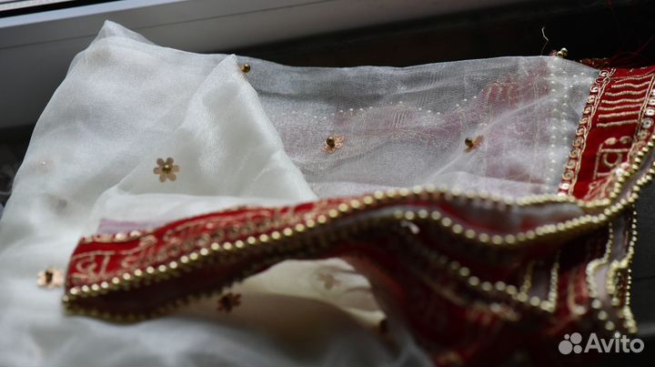 Дупата сари шаль платок накидка belly dance индия
