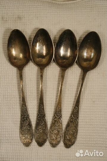 Мельхиор СССР - ложки столовые чайные и вилки