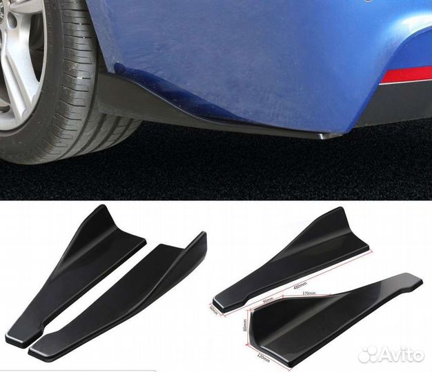 Сплиттер накладки на бампер