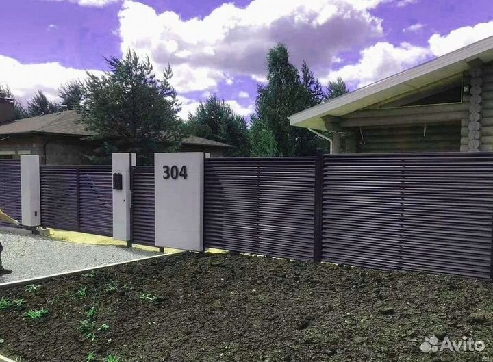 Заборы жалюзи новые