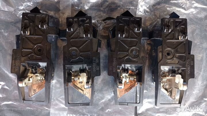 Ручки дверные внутренние хром Шевроле Авео Т250