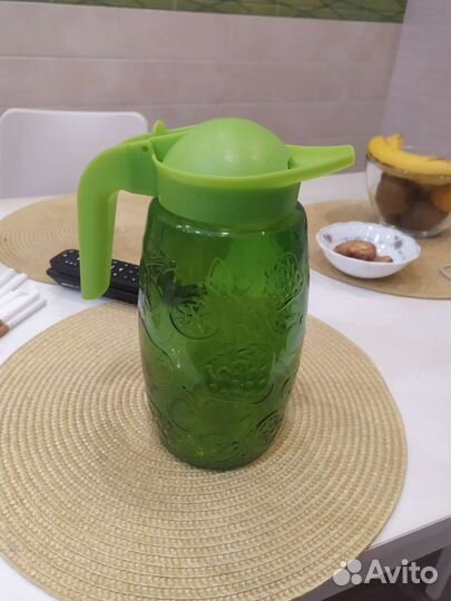 Кувшин стекло с крышкой