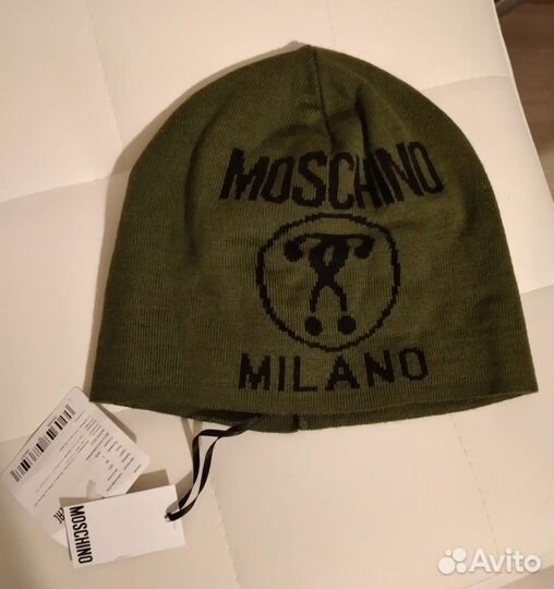 Мужская шапка Moschino оригинал