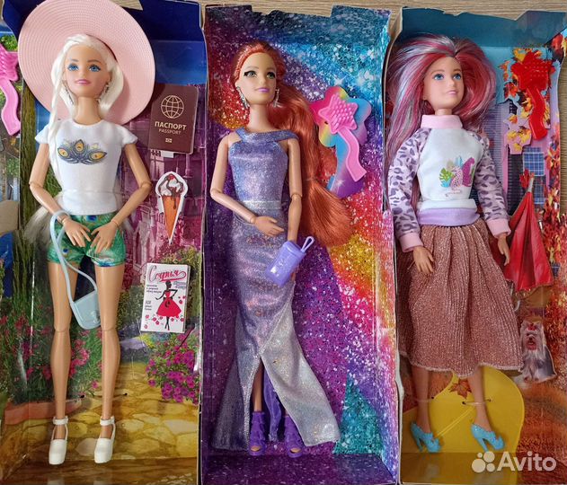 Куклы София в коробках, шарнирные