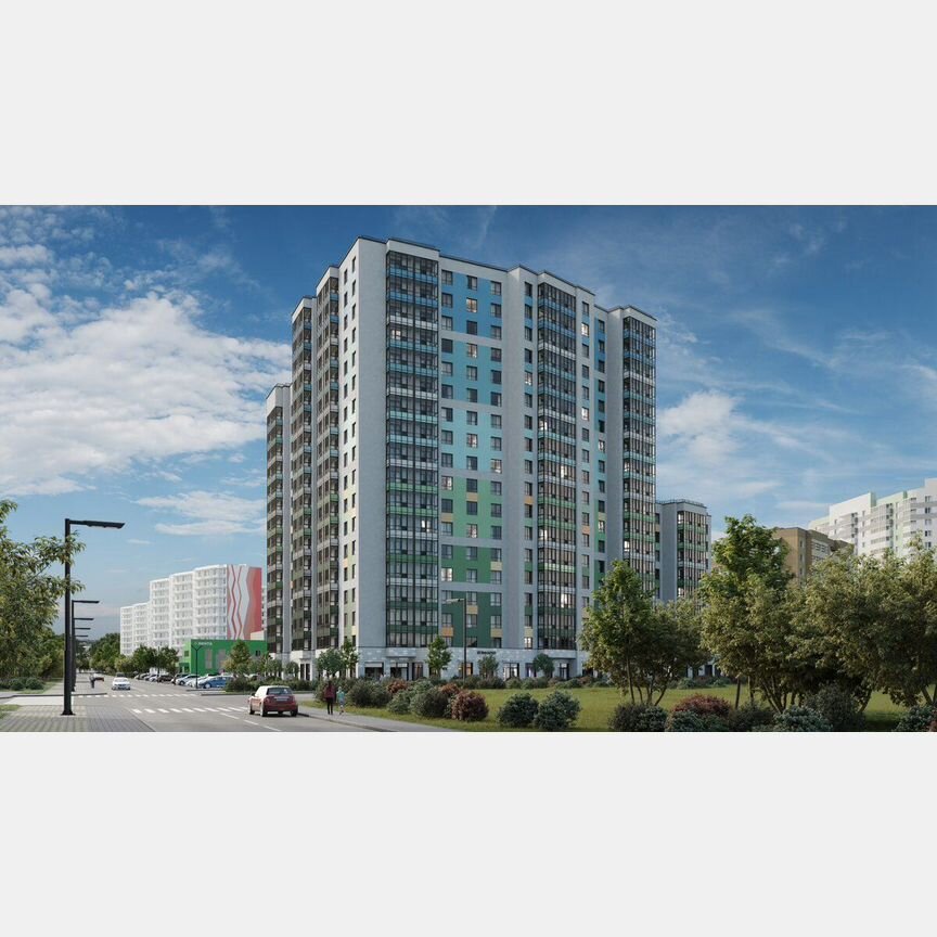 1-к. квартира, 35 м², 10/18 эт.