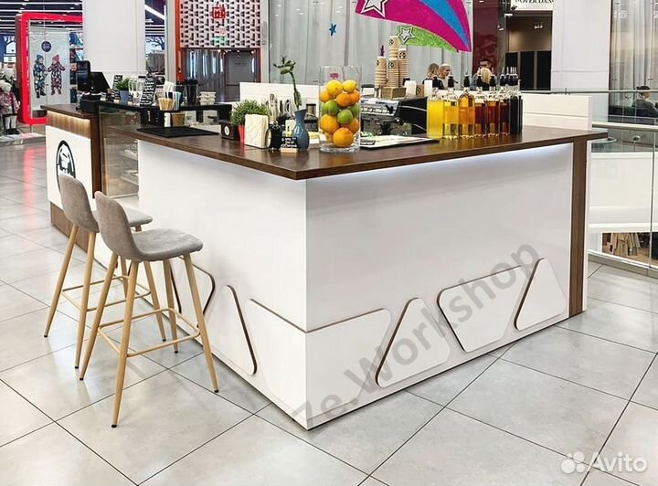 Островок кофе с собой, Барная стойка кофе