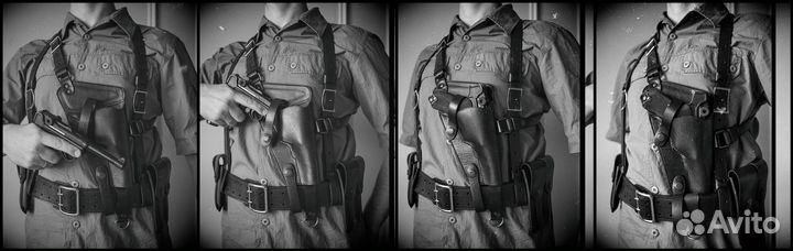 Набор аксессуаров, кожаная сбруя для Luger P08