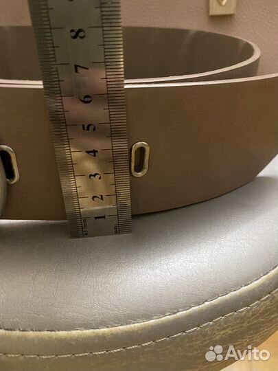 Ремень женский б/у фирмы Mango светло-коричневый