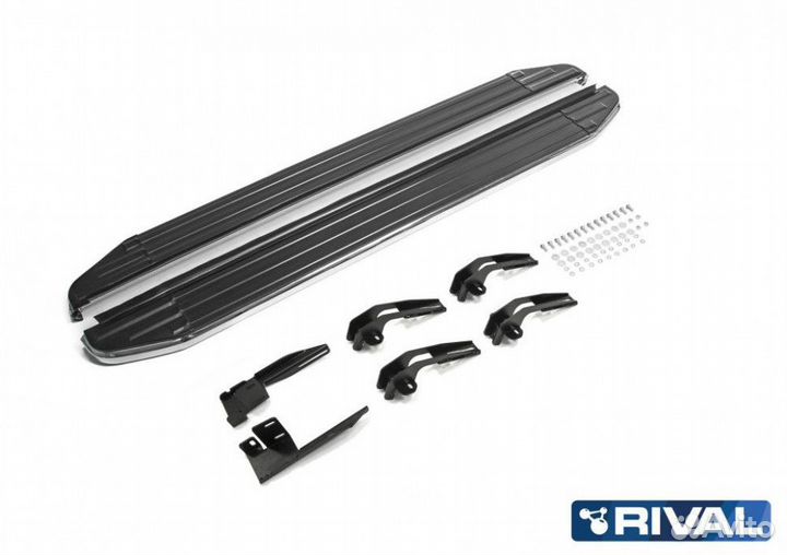 Пороги-подножки Chevrolet Captiva 2011-2015 Premiu