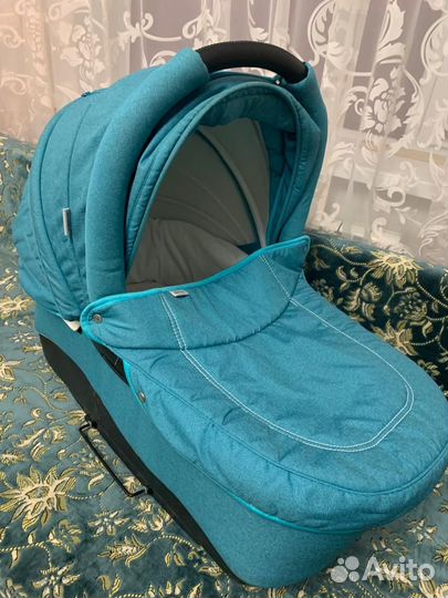 Коляска 2 в 1 adamex nitro (бирюзовый)