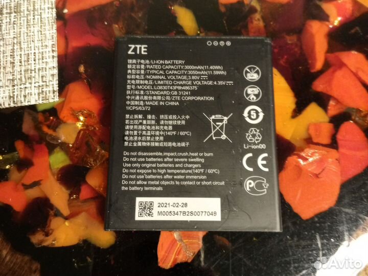 Аккумулятор на ZTE blade A31