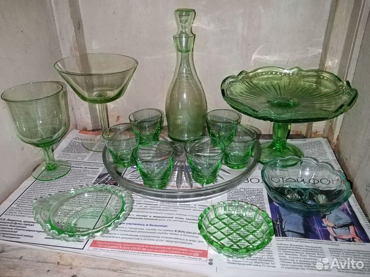 Вазы стопки графин СССР