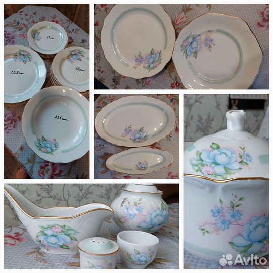 Сервиз столовый Дулевский фарфоровый завод