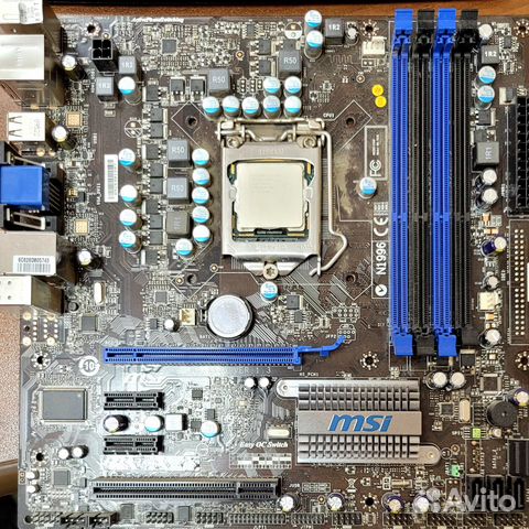 Мат. плату H55M-P31на запчасти и процессор i-3 540