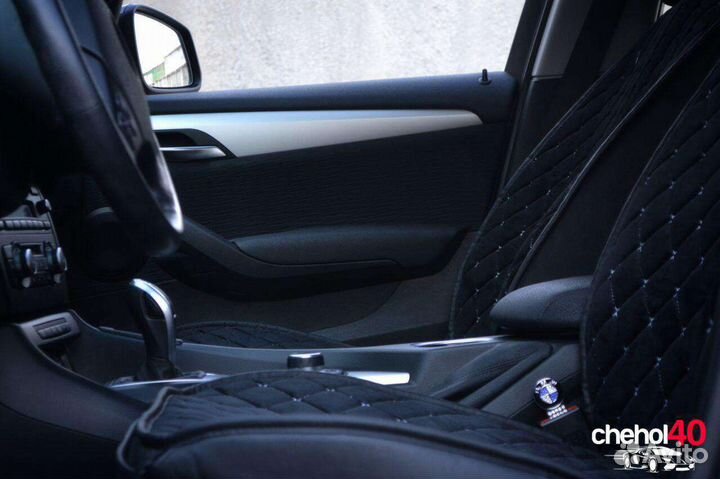 Чехлы-накидки на сиденья из Алькантары