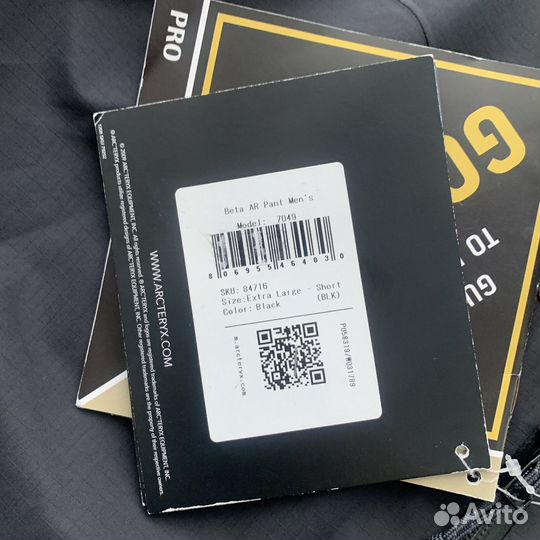 Новые Оригинал Штаны Arcteryx Gore-Tex