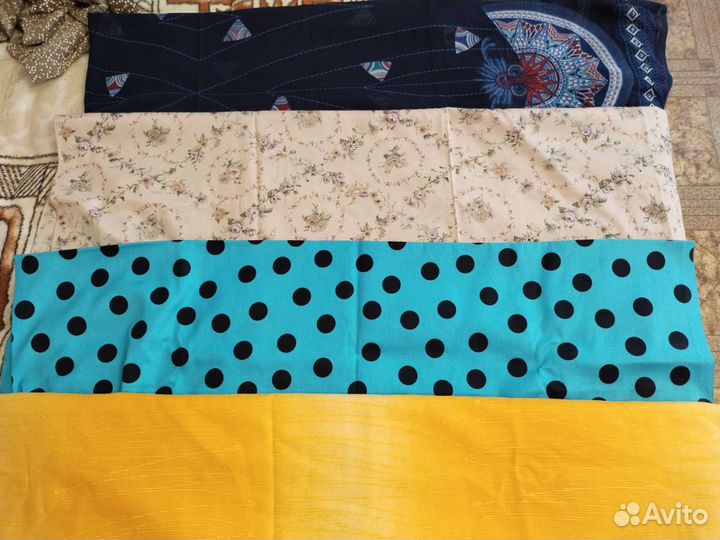 Ткань, шелк,хлопок, штапель