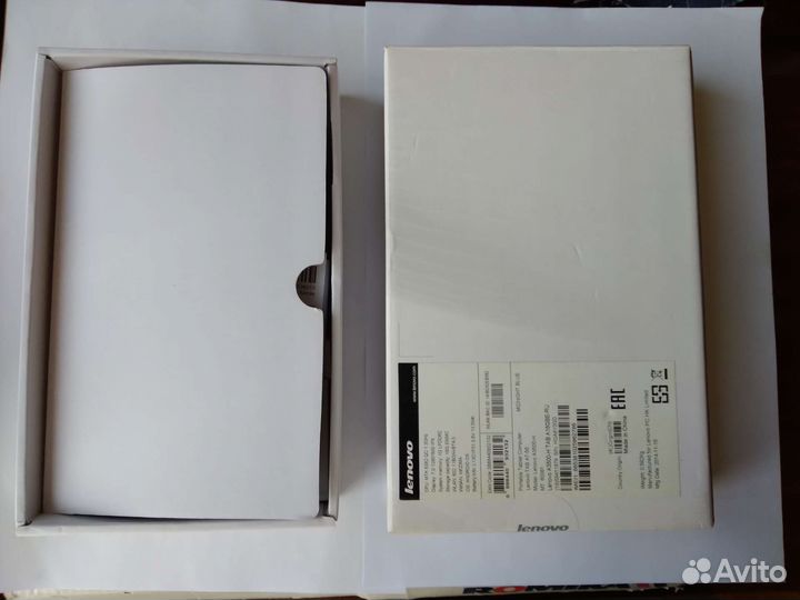 Коробка от планшета Lenovo TAB A7-40/50