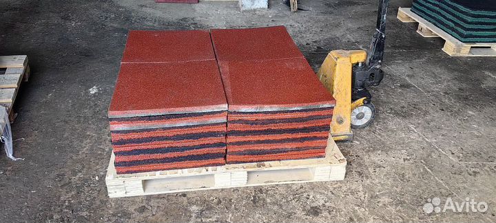 Резиновая плитка из резиновой крошки