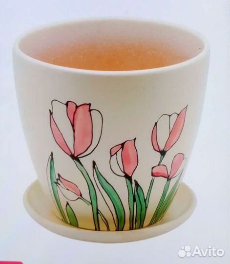 Горшок Кашпо-вазон Ливия высокий