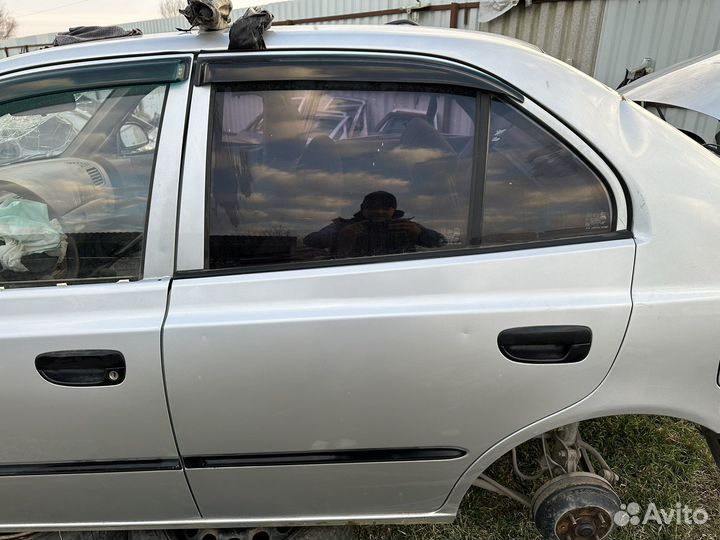 Двери на hyundai accent тагас задняя левая