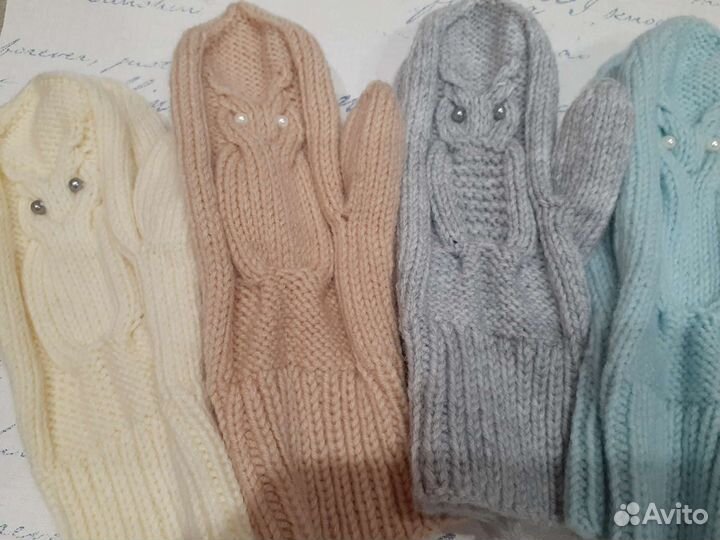 Новые варежки ручной работы