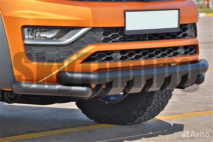 Защита бампера Toyota Hilux Black Onyx