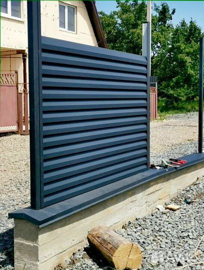 Забор жалюзи