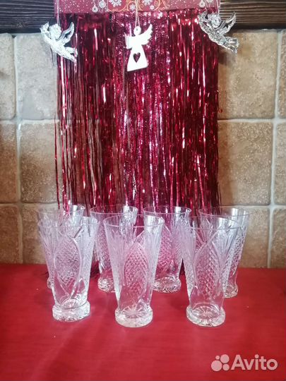 Хрустальные бокалы СССР