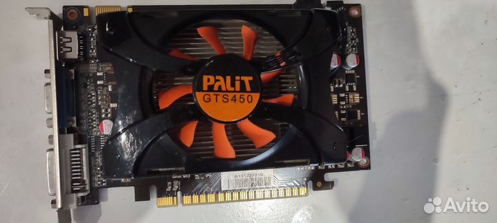 Видеокарта Palit GeForce GTS 450(1024MB gddr5)